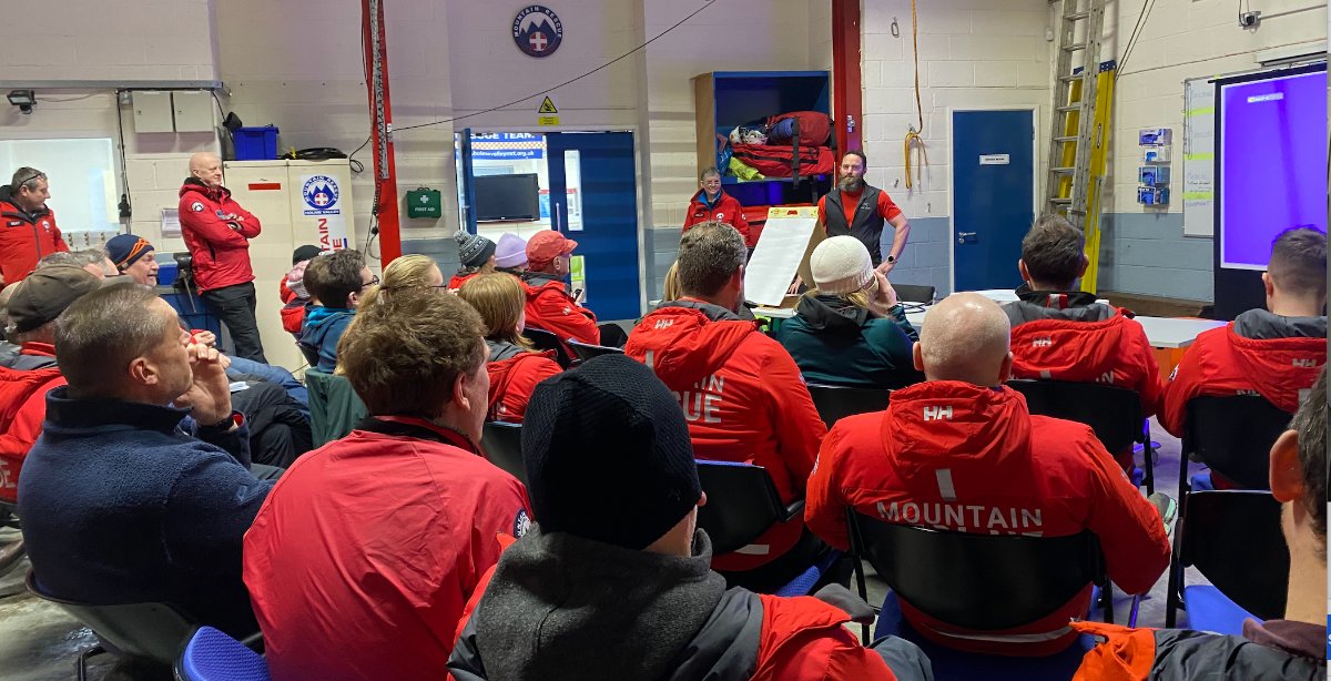 A walking talk for the Holme Valley Mountain Rescue Team