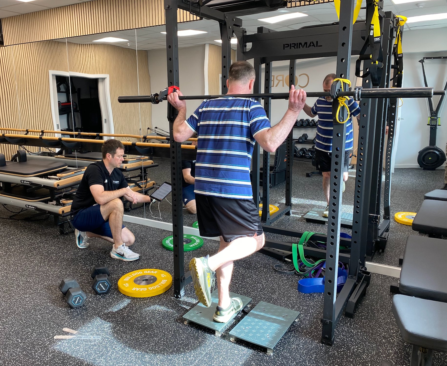 Strength and rehabilitation training at Podiatry Clinics.